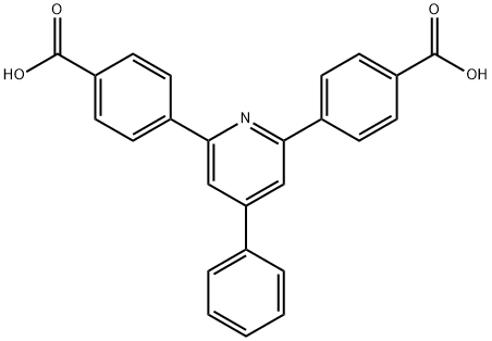 4-[6-(4-carboxyphenyl)-4-phenylpyridin-2-yl]benzoic acid Struktur