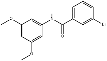 3-bromo-N-(3,5-dimethoxyphenyl)benzamide Struktur