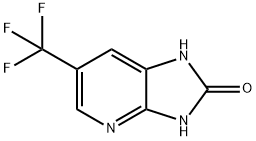 6-Trifluoromethyl-1,3-dihydro-imidazo[4,5-b]pyridin-2-one Struktur