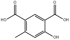 1,3-Benzenedicarboxylic acid, 4-hydroxy-6-methyl- Struktur