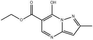 ethyl 7-hydroxy-2-methylpyrazolo[1,5-a]pyrimidine-6-carboxylate Struktur