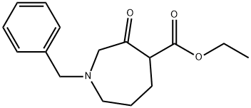 ethyl 1-benzyl-3-oxoazepane-4-carboxylate Struktur