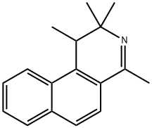 1,2,2,4-tetramethyl-1,2-dihydrobenzo[f]isoquinoline Struktur