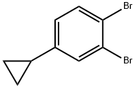 1,2-dibromo-4-cyclopropylbenzene Struktur