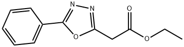 ethyl 2-(5-phenyl-1,3,4-oxadiazol-2-yl)acetate Struktur