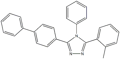 3-[1,1'-biphenyl]-4-yl-5-(2-methylphenyl)-4-phenyl-4H-1,2,4-triazole Struktur