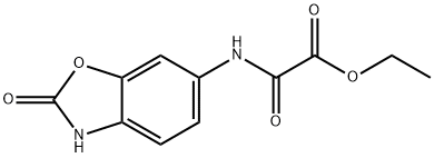 ethyl 2-oxo-2-(2-oxo-2,3-dihydrobenzo[d]oxazol-6-ylamino)acetate Struktur