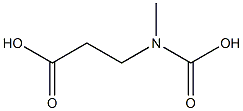 3-(Carboxymethylamino)propanoic acid Struktur