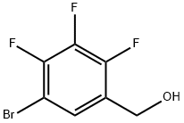 (5-BROMO-2,3,4-TRIFLUOROPHENYL)METHANOL Struktur