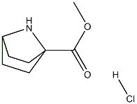 methyl 7-azabicyclo[2.2.1]heptane-1-carboxylate hydrochloride Struktur