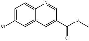 Methyl 6-chloroquinoline-3-carboxylate Struktur