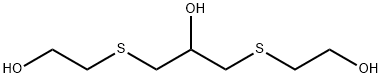 2-({2-hydroxy-3-[(2-hydroxyethyl)sulfanyl]propyl}sulfanyl)ethan-1-ol Struktur