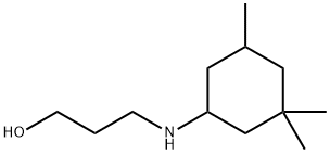 3-[(3,3,5-trimethylcyclohexyl)amino]propan-1-ol Struktur