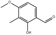 Benzaldehyde, 2-hydroxy-4-methoxy-3-methyl- Structure