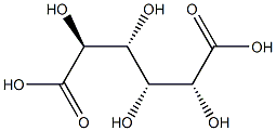 (2S,3R,4R,5R)-2,3,4,5-Tetrahydroxyadipic acid Struktur