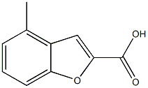 4-methyl-1-benzofuran-2-carboxylic acid Struktur