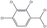 1,2,3-trichloro-4-(dichloromethyl)benzene Struktur