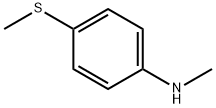 N-methyl-4-(methylsulfanyl)aniline Struktur