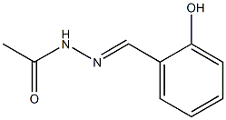 N'-[(1E)-(2-hydroxyphenyl)methylidene]acetohydrazide Struktur