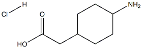 2-[(1s,4s)-4-aminocyclohexyl]acetic acid hydrochloride Struktur