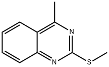 4-methyl-2-(methylsulfanyl)quinazoline Struktur