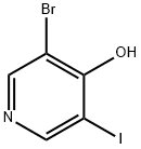 3-bromo-5-iodopyridin-4-ol Struktur