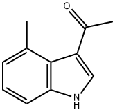 1-(4-methyl-1H-indol-3-yl)ethanone Struktur