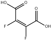 2,3-difluoromaleic acid Struktur