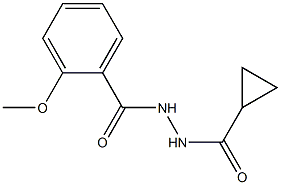 N'-(cyclopropylcarbonyl)-2-methoxybenzohydrazide Struktur