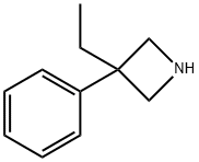 3-Ethyl-3-phenylazetidine Struktur