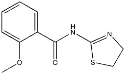 N-(4,5-dihydro-1,3-thiazol-2-yl)-2-methoxybenzamide Struktur