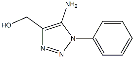 (5-amino-1-phenyl-1H-1,2,3-triazol-4-yl)methanol Struktur