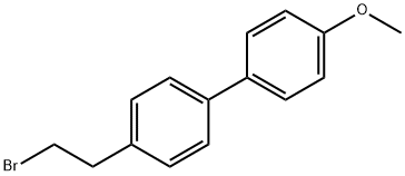 4-(2-bromoethyl)-4'-methoxy-1,1'-biphenyl Struktur