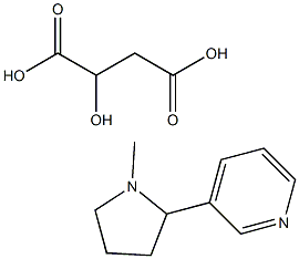 nicotine malate Struktur