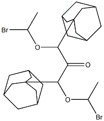 1-Bromo-3-adamantyl(ethoxymethyl) ketone Struktur