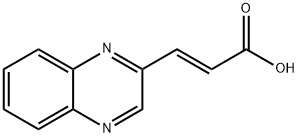 (E)-3-(quinoxalin-3-yl)acrylic acid Struktur