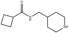 N-(piperidin-4-ylmethyl)cyclobutanecarboxamide Struktur