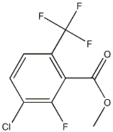 Benzoic acid, 3-chloro-2-fluoro-6-(trifluoromethyl)-, methyl ester Struktur