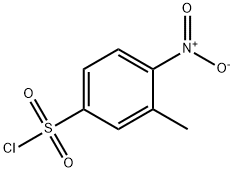 3-methyl-4-nitrobenzene-1-sulfonyl chloride Struktur