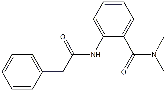 N,N-dimethyl-2-[(2-phenylacetyl)amino]benzamide Struktur