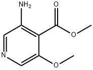 Methyl3-aMino-5-Methoxyisonicotinate Struktur