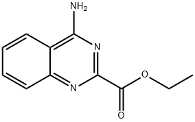 ethyl 4-aminoquinazoline-2-carboxylate Struktur