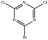 2,4-Dichloro-6-bromo-1,3,5-triazine Struktur