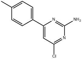 2-Amino-4-chloro-6-(4-tolyl)pyrimidine Struktur