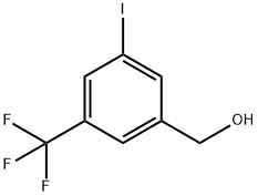 (3-Iodo-5-trifluoromethyl-phenyl)-methanol Struktur