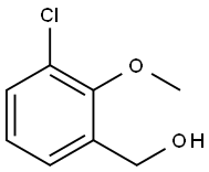 (3-Chloro-2-methoxy-phenyl)-methanol Struktur