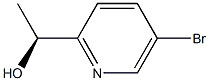 (S)-1-(5-bromopyridin-2-yl)ethan-1-ol Struktur