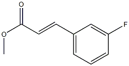 3-(3-fluorophenyl)acrylic acid methyl ester Struktur