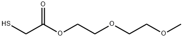 2-(2-methoxyethoxy)ethyl 2-sulfanylacetate Struktur