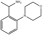 1-[2-(morpholin-4-yl)phenyl]ethan-1-amine Struktur